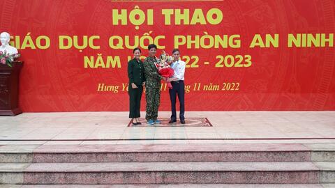 HỘI THAO GIÁO DỤC QUỐC PHÒNG AN NINH NĂM HỌC 2022-2023 CỦA TRƯỜNG THPT CHUYÊN HƯNG YÊN THÀNH CÔNG TỐT ĐẸP